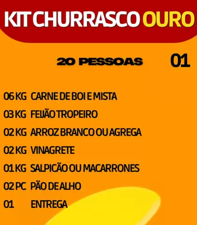 Kit Churrasco Ouro