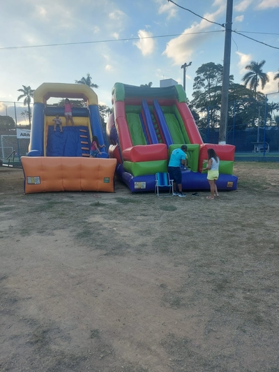 tobogã médio e grande