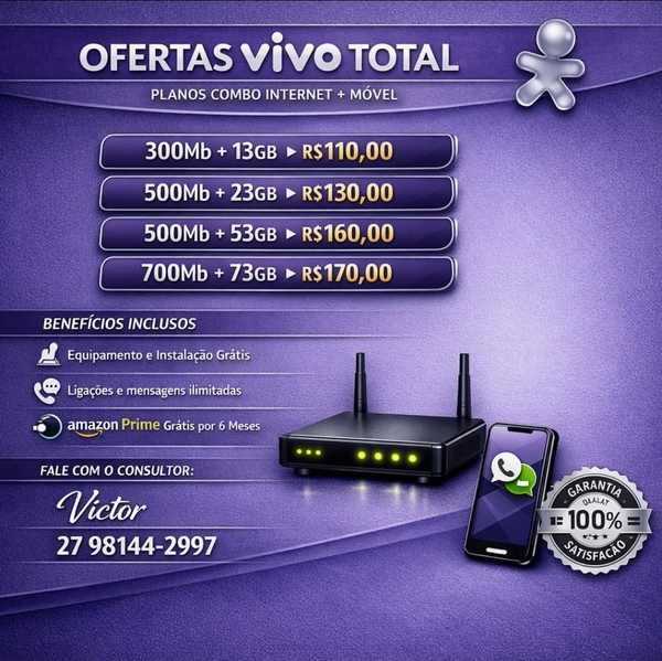 Internet Vivo Total Fibra Wi-Fi